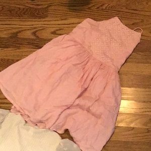 Shein mesh sleeve shirt plus pink dress size 8 shirt size 12.